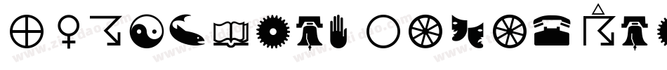 PIXymbols Digit Cloc字体转换